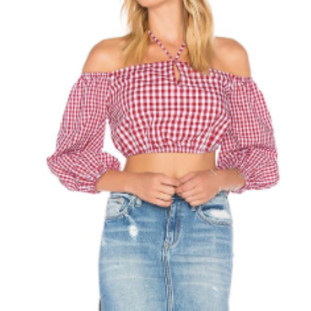 *Tags* NWT: Lovers & Friends Gingham Top Sz Small